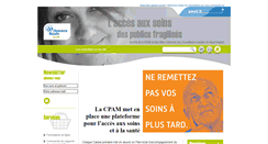 Desktop Screenshot of cpam67-ts.fr